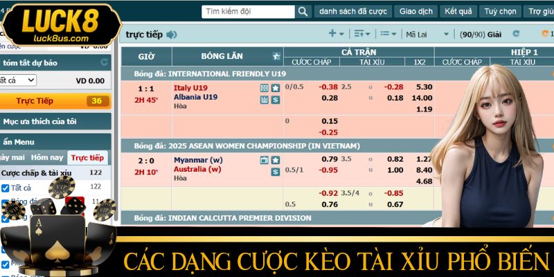 Các loại cược tài xỉu dành cho mọi phong cách chơi